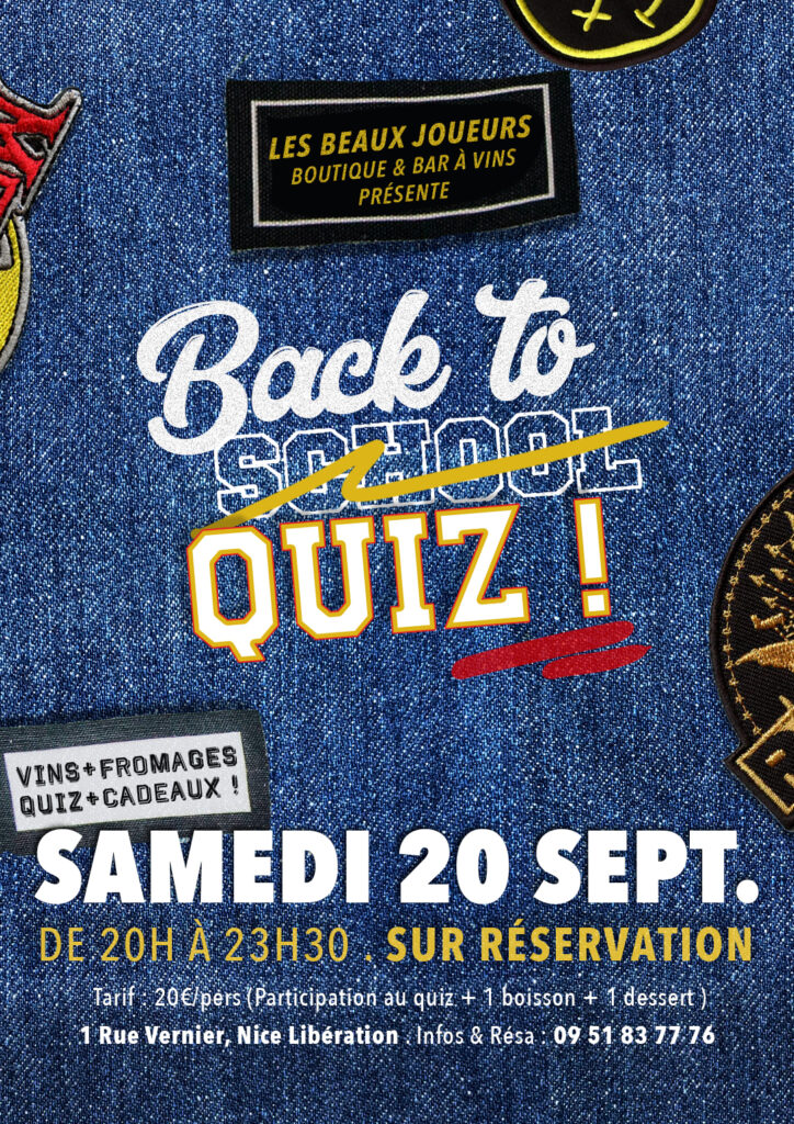 Soirée « Back to Quiz ! »
