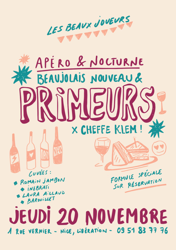 Soirée Primeurs x Cheffe Klem