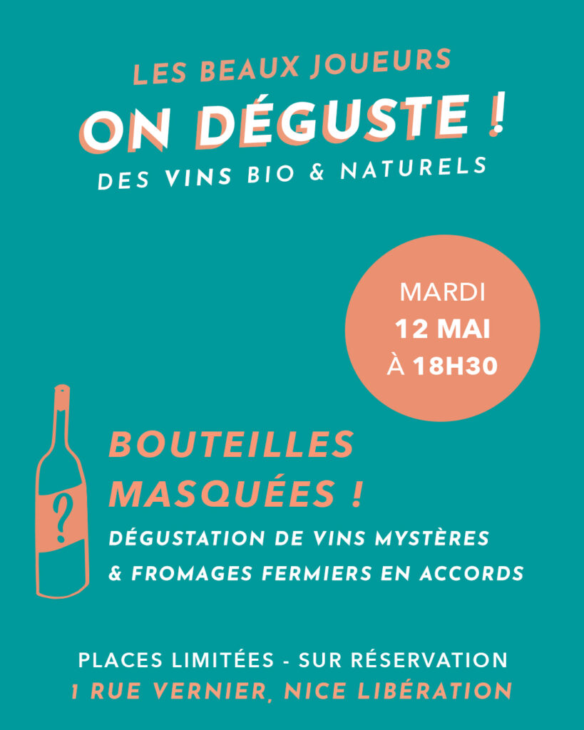 Dégustation de Mai – Bouteilles Masquées !