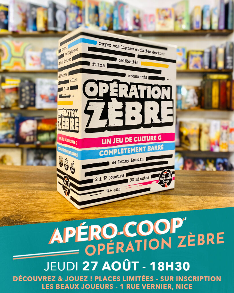 Apéro-Coop&rsquo; Opération Zèbre