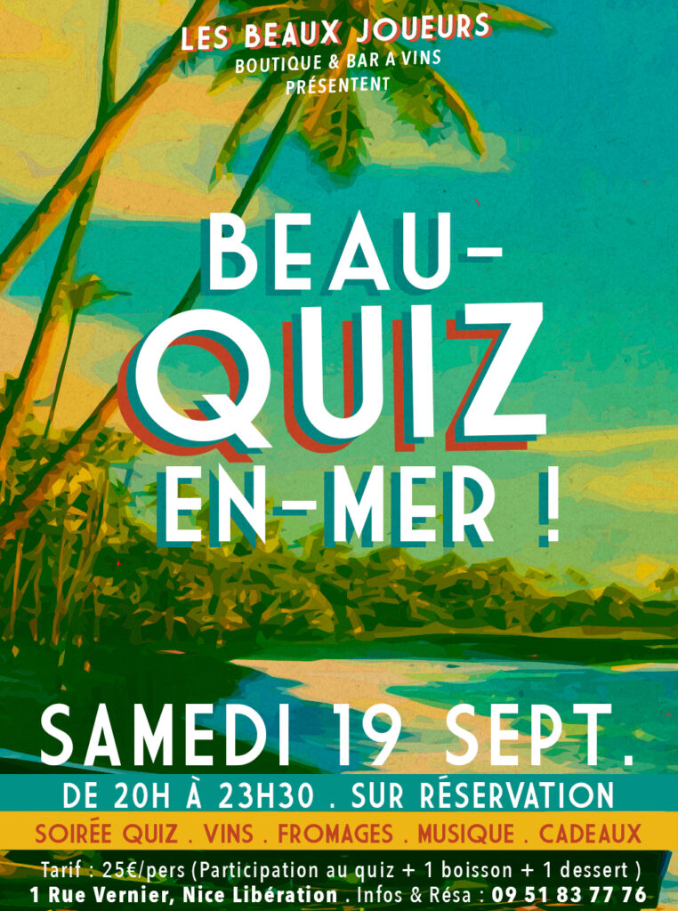 Soirée Quiz « Beau-Quiz-En-Mer » !