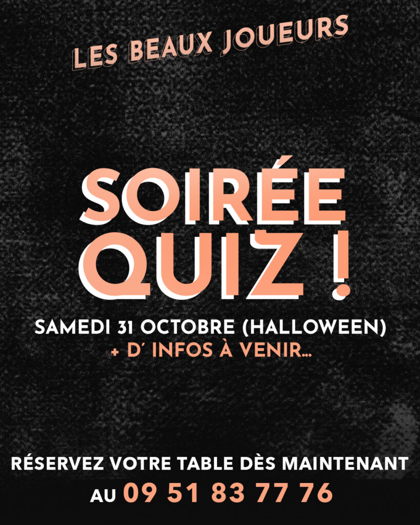 Soirée QUIZ Halloween Quiz is not Dead 2