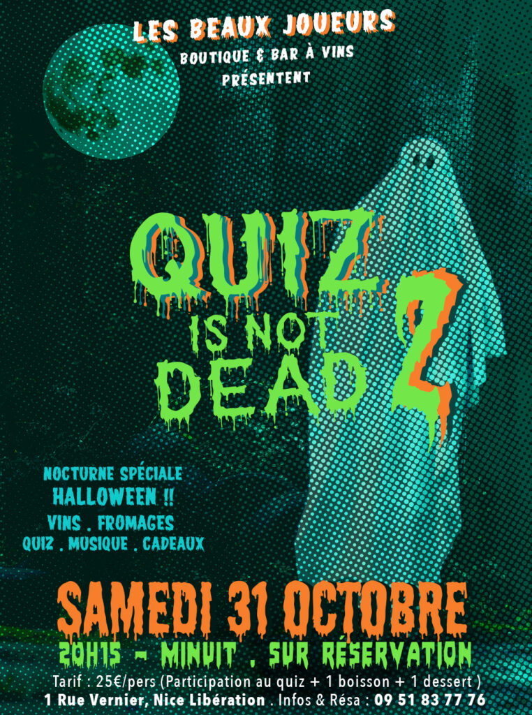 Soirée Halloween « QUIZ is not Dead 2 »
